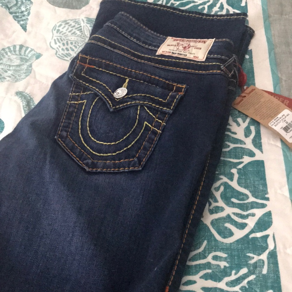 NWT True Religion Jeans  bootcut W32